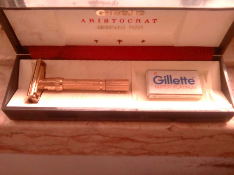 Coleção barbear Gillette aristocrat