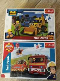 Puzzle Bob Bilder + Strażak Sam.