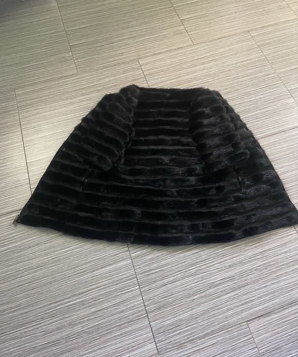 Щикарний норковий напівшубок полушубок