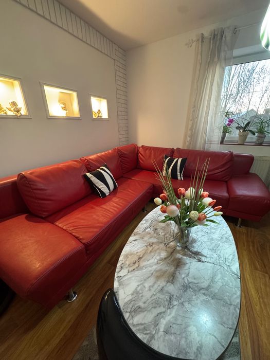 Narożnik z funkcją spania + fotel