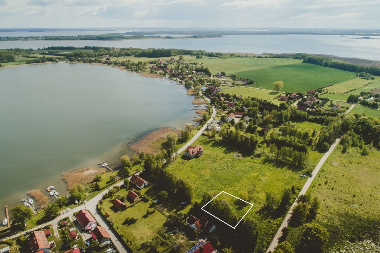 Działka Mazury SWJM linia brzegowa 100m Jezioro Świecajty Kal