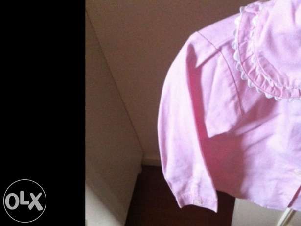 Camisa rosa T 2-3 Zippy com folho