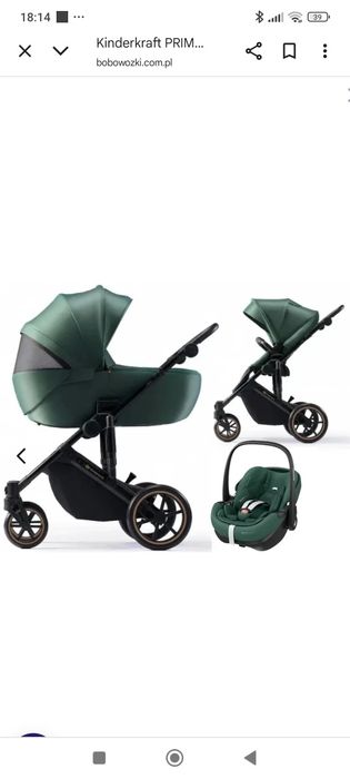 Kinderkraft prime 2 wózek 3 w 1