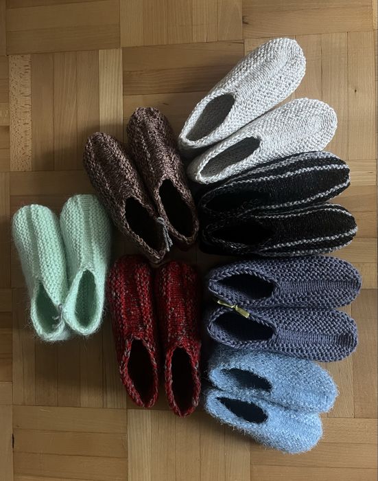 Kapcie ręcznie robione