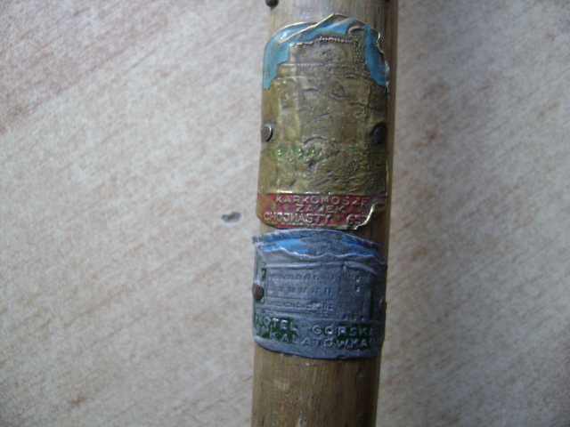 Starocie z PRL Laska złamana = z 20 nabijkami przedwojennymi polskimi