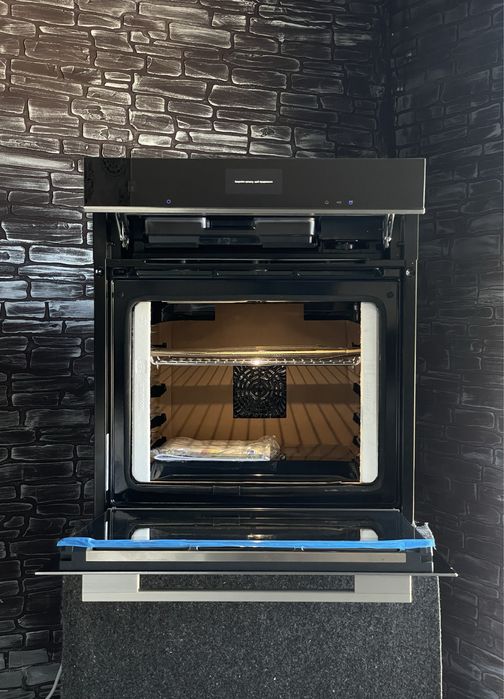 Нова!2025 рік!Топова Духова шафа з пароваркою Siemens HR776G1B1