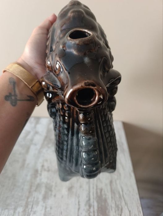 Штоф Куманець Маньківсткий козлик баранець майоліка