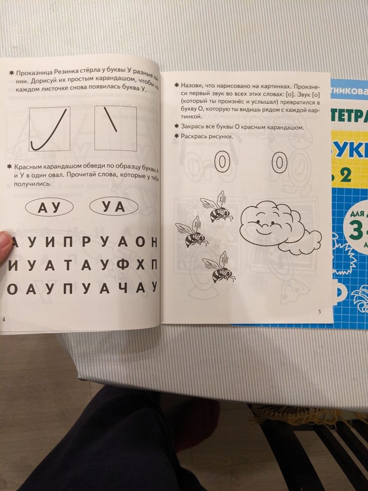 Рабочая тетрадь Учим буквы Бортникова