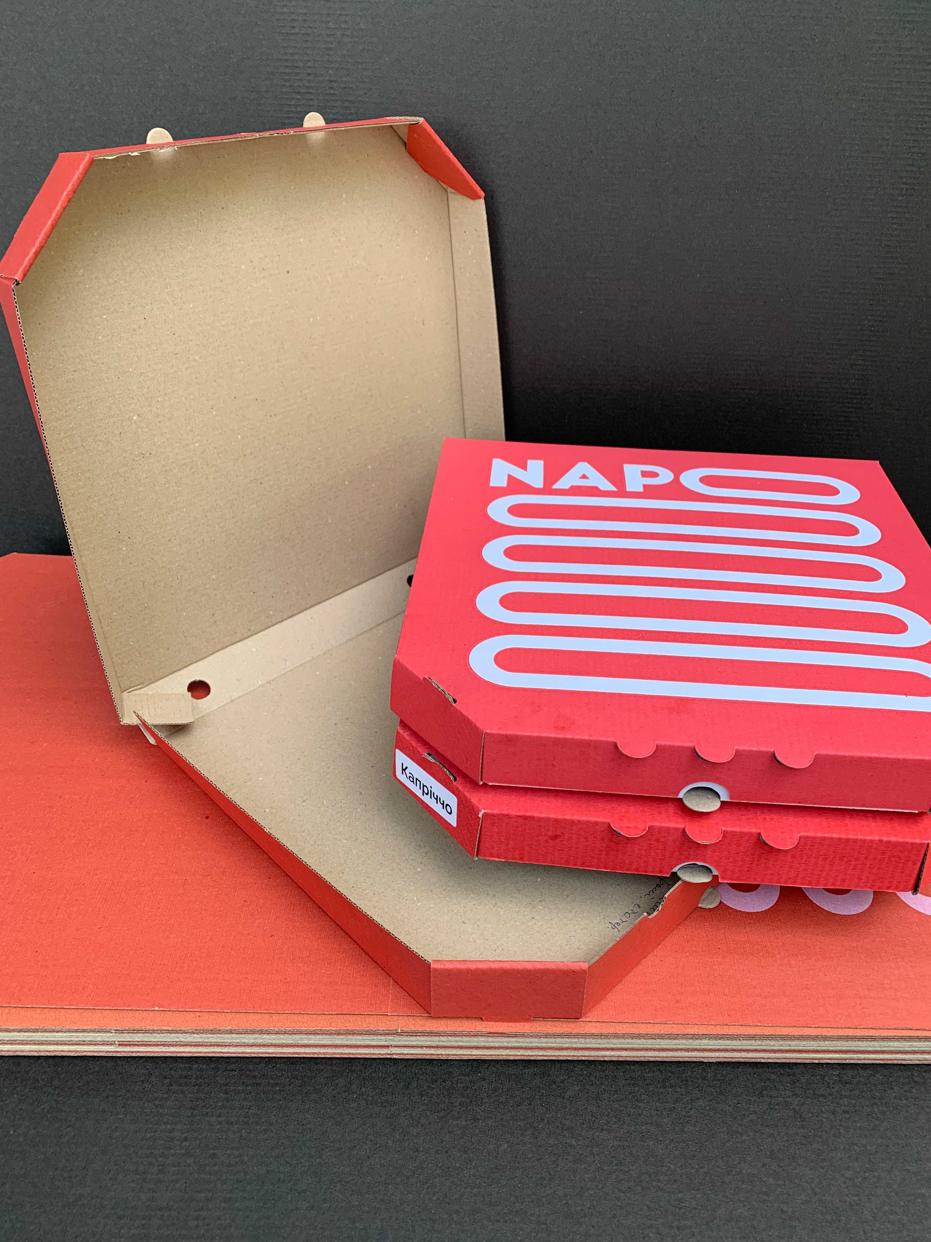 Коробка для доставки піци / коробка под пиццу