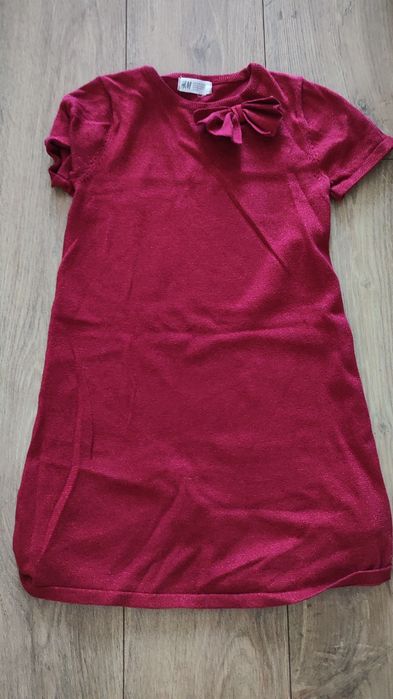 H&M sukienka swiateczna z błyskiem super stan