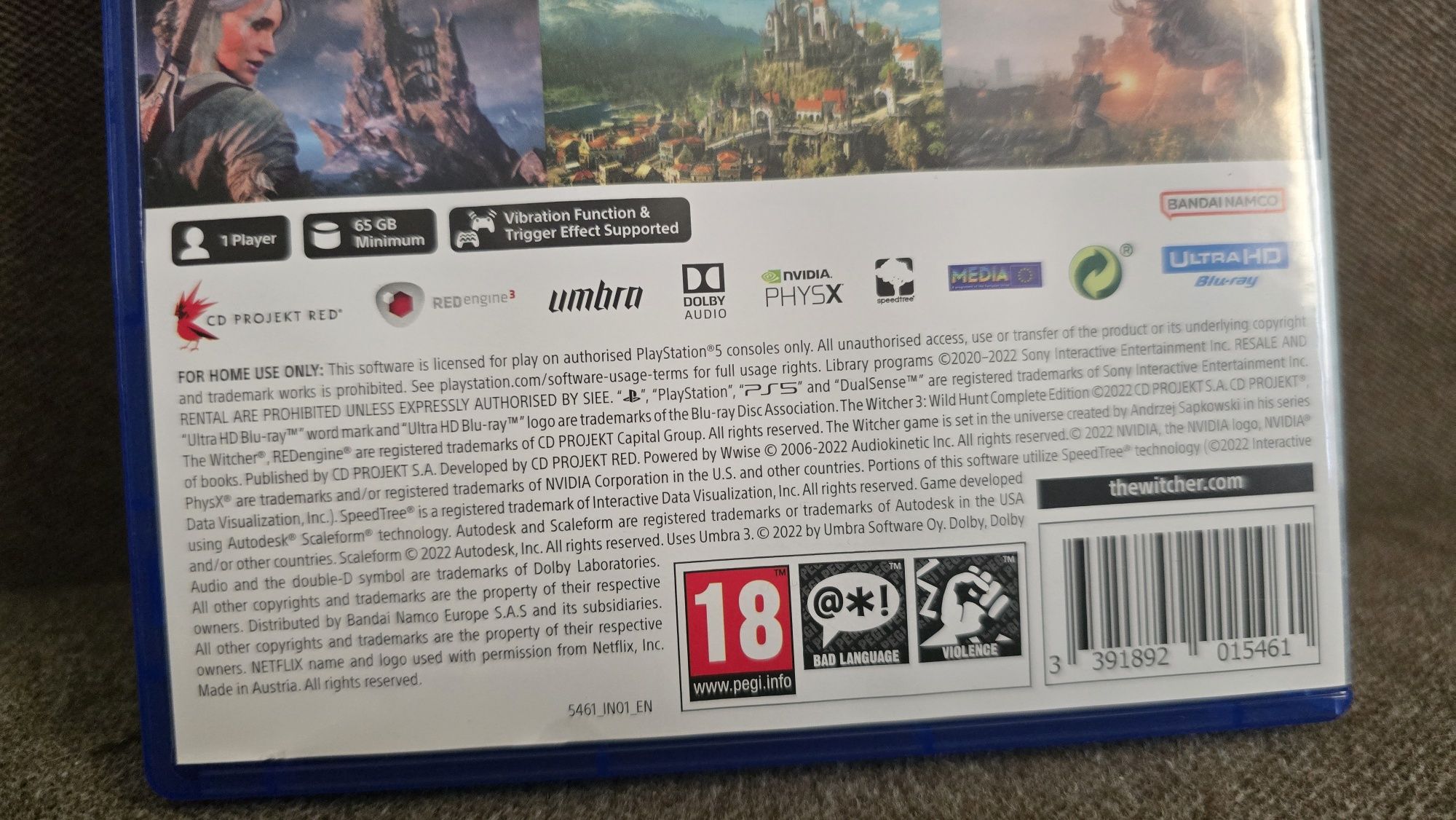 Gra NA PS5 Wiedźmin 3 Dziki Gon Complete Edition