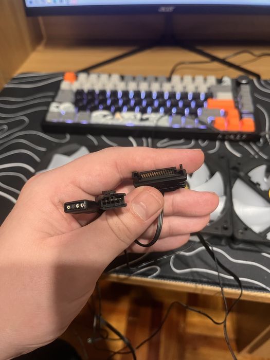 Нові вентилятори, ціна за 3 кулера gamdias argb