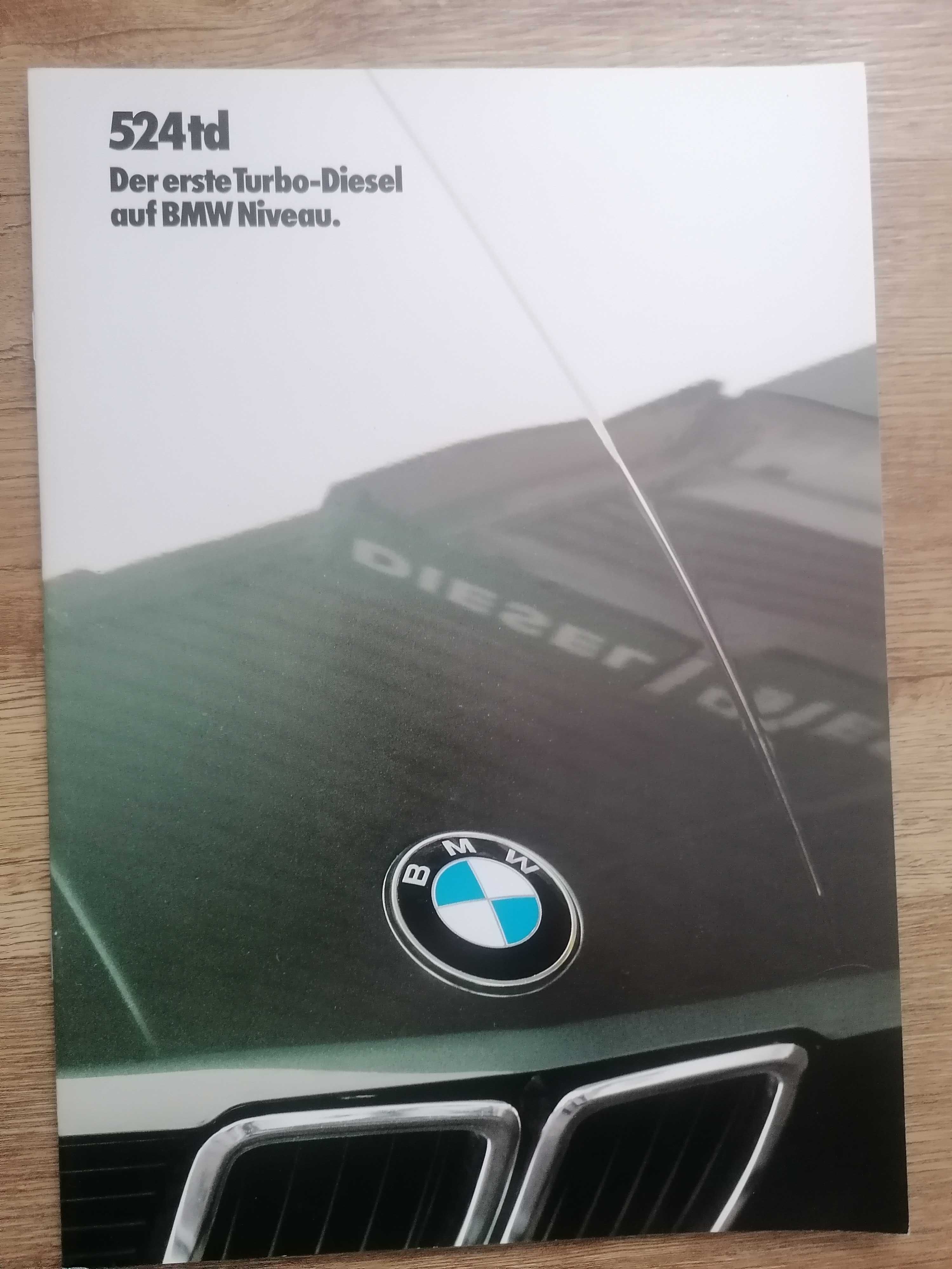 Prospekt BMW 5 E28 524td
