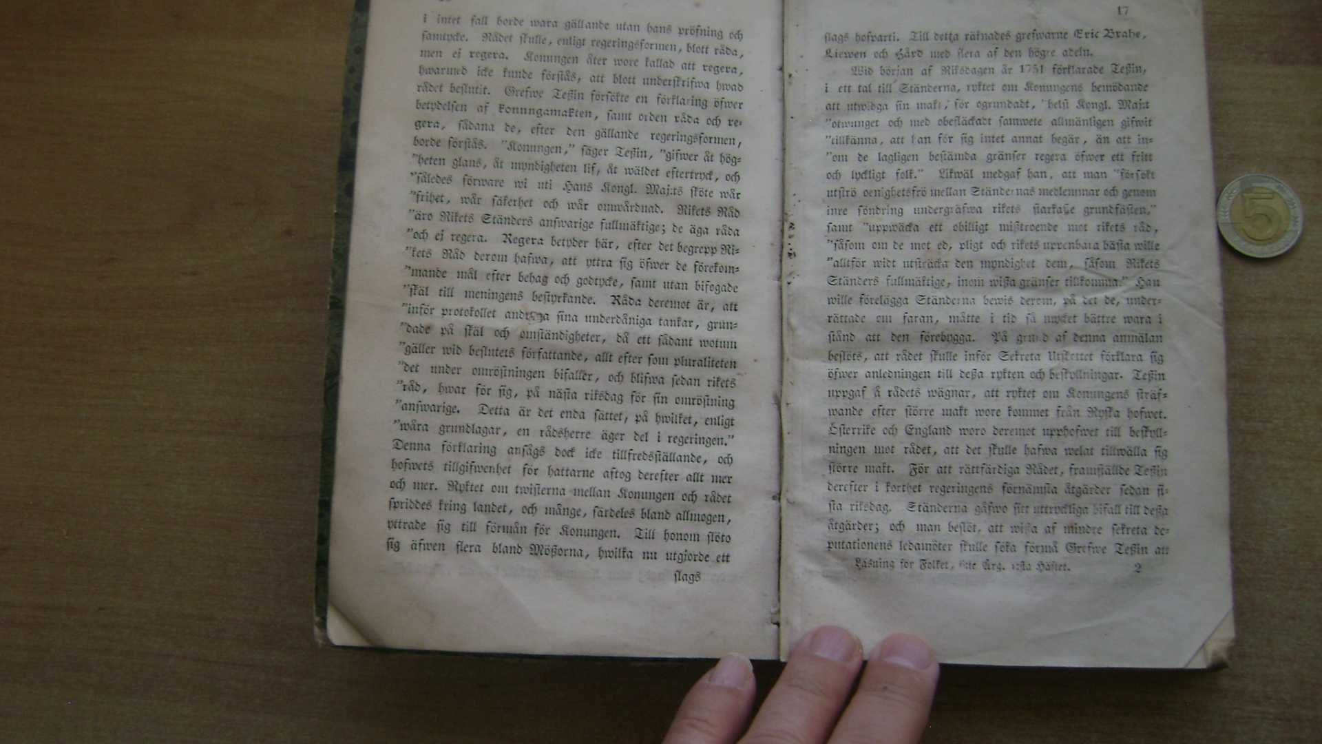 Starocie z PRL - Stare książki = Powieść szwedzka z 1840 r.