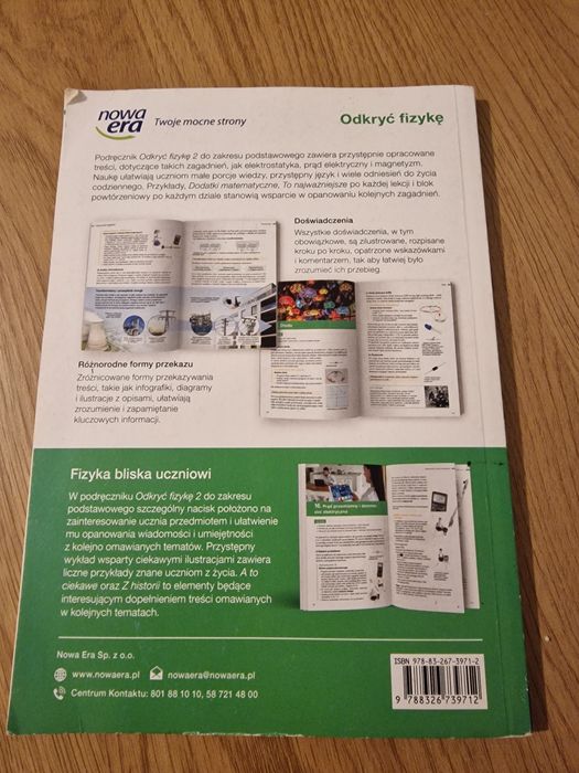 Odkryć fizykę 2 zakres podstawowy Nowa Era