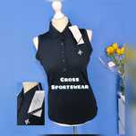 Cross Sportswear - oryginalna damska koszulka polo z kołnierzem