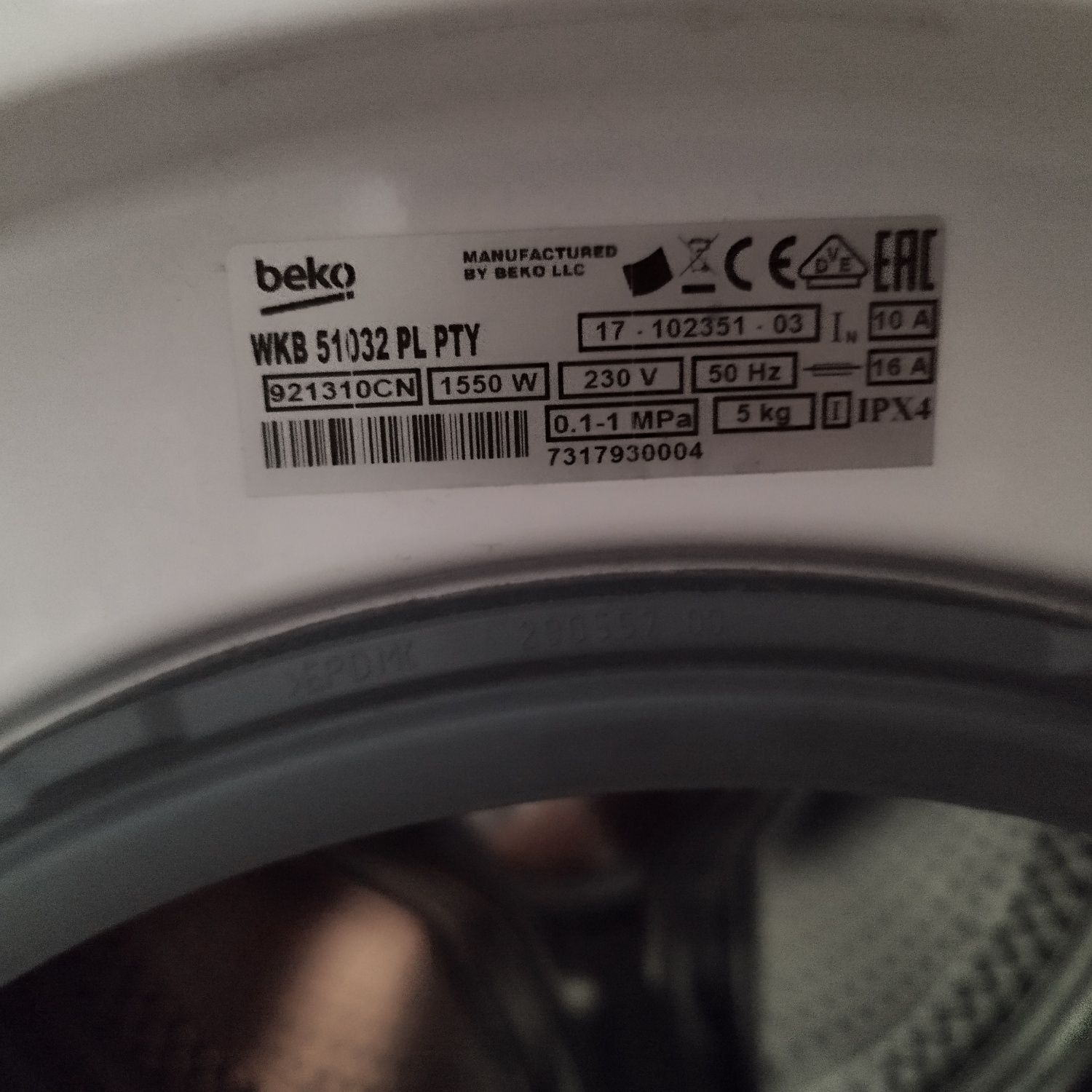 Pralka Beko A++ 15 programów