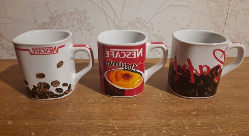 Чашки брендовые Nescafe, Нескафе оригенал. Консервы.