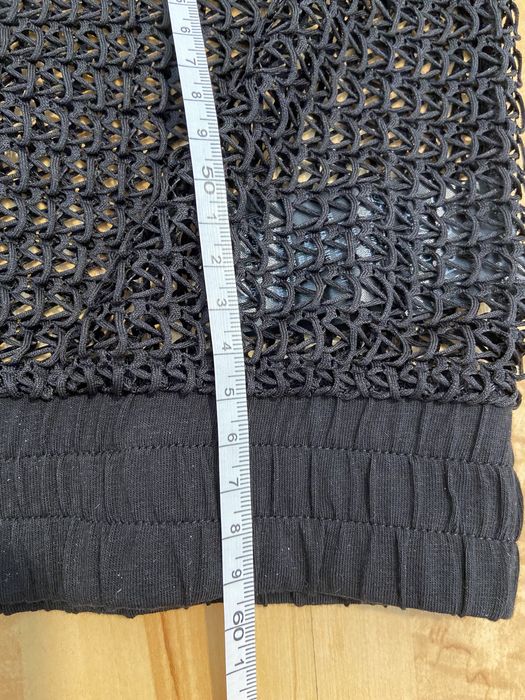 Cipo & baxx S damski kardigan nowy czarny ażurowy Vintage y2k na zamek