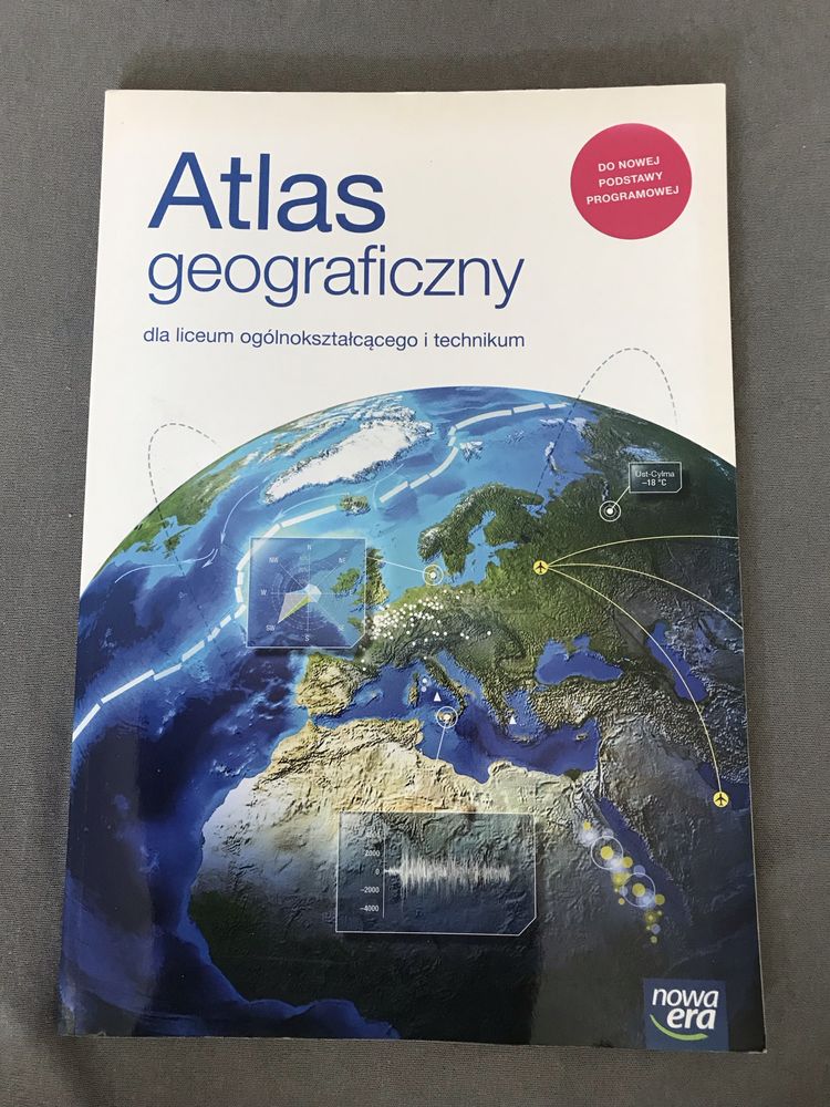 Atlas geograficzny dla liceum ogólnokształcącego i technikum