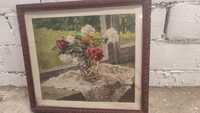 Картина Пётр Кончаловский розы у окна