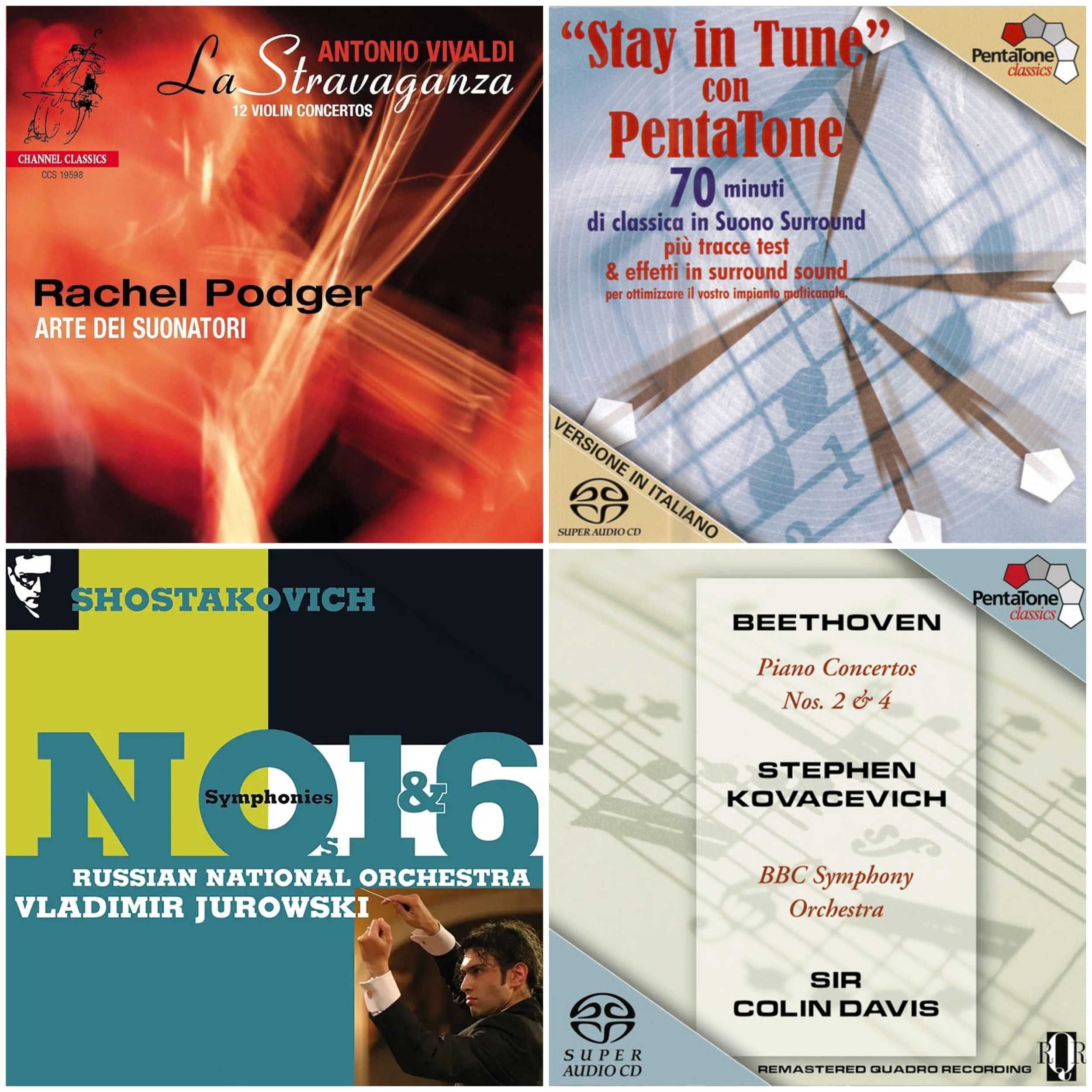 SACD /Mozart/Brahms/Tchaikovsky/Rachmaninoff/Mahler/Vivaldi/Handel
