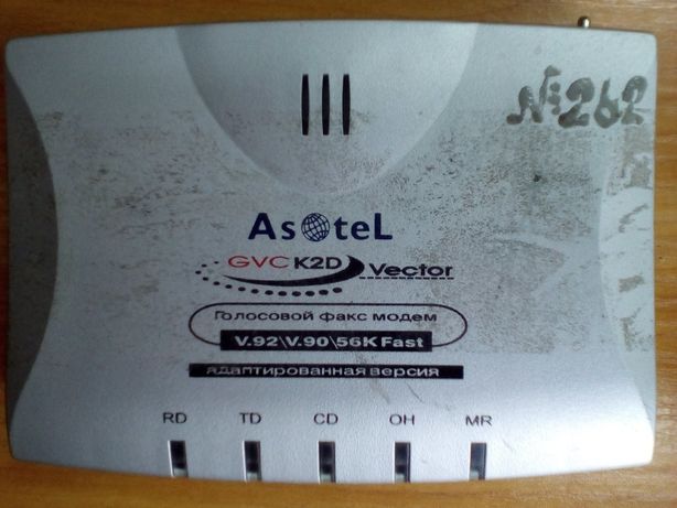 Голосовой факс-модем Asotel GVC K3D Вектор V92/V90
