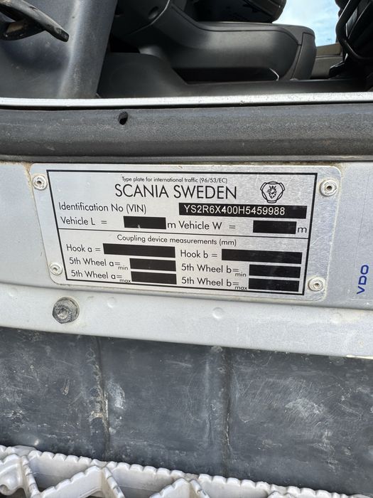 Scania do przewozu drewna 6x4