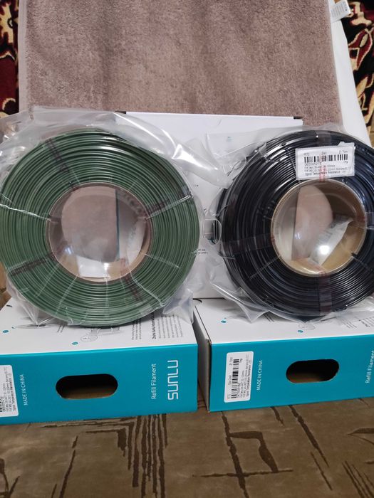 SUNLU PETG Black, Olive Green філамент