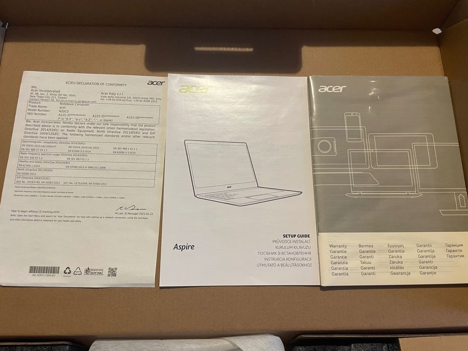 laptop Acer Aspire 3 i5-1135G7/8GB/512GB/Win11 srebrny (15,6”)