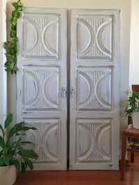 Porta de madeira decorativa 159×49cm Old wooden door