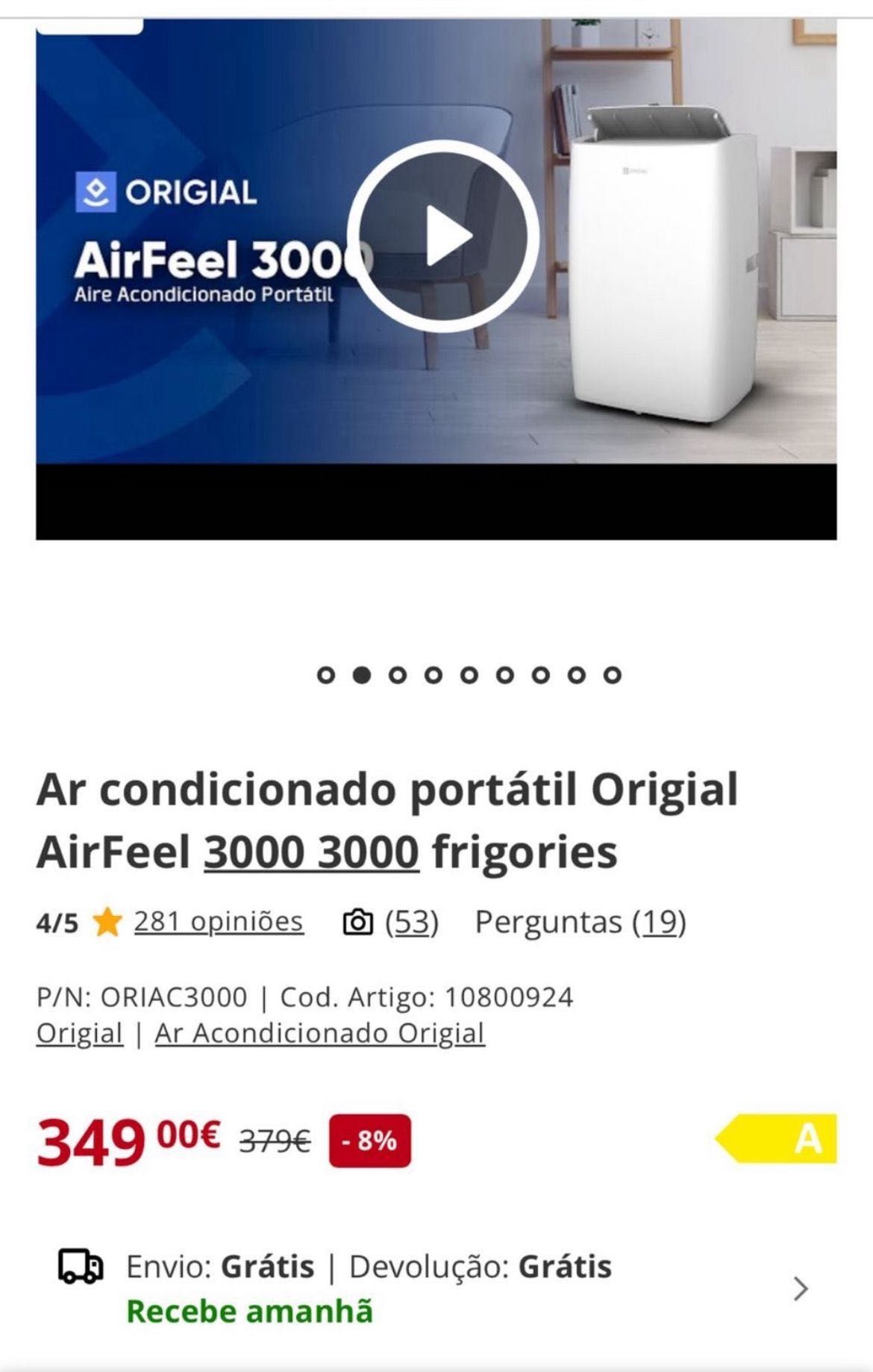 Ar condicionado portátil novo