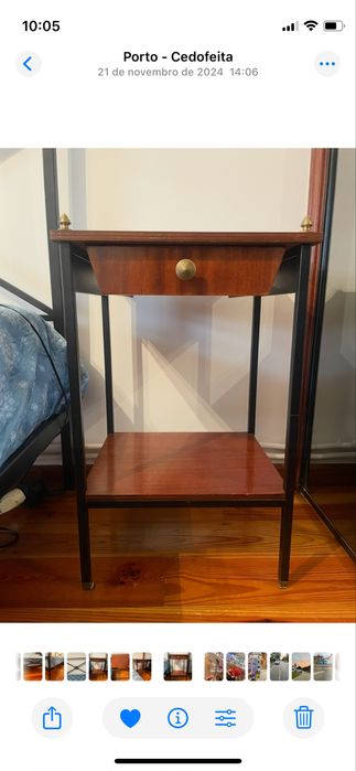 Conjunto Duas Camas solteiro + mesa de cabeceira