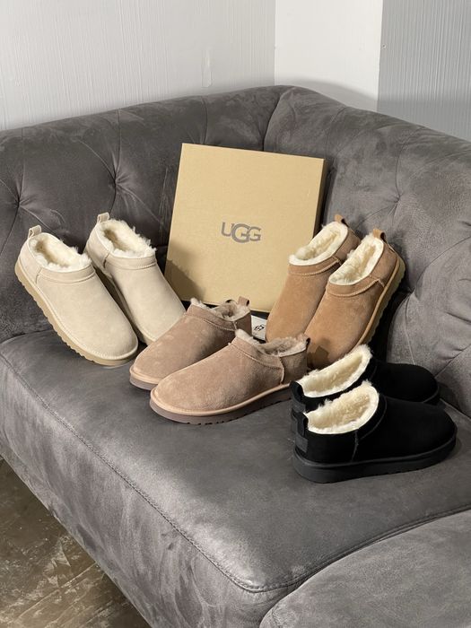 Ugg clasic micro чорний, пудра, бежевий, пісочний