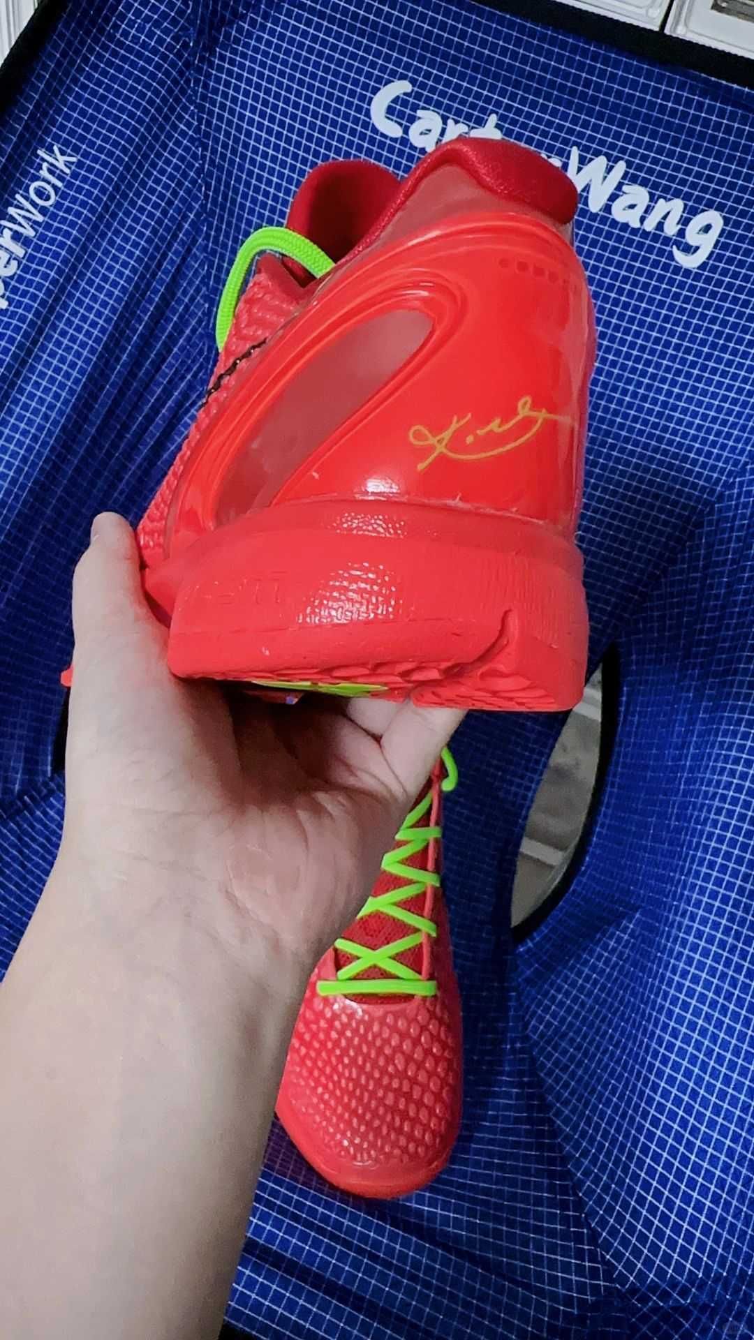 Nike Kobe 6 Protro Reverse Grinch Red R.45