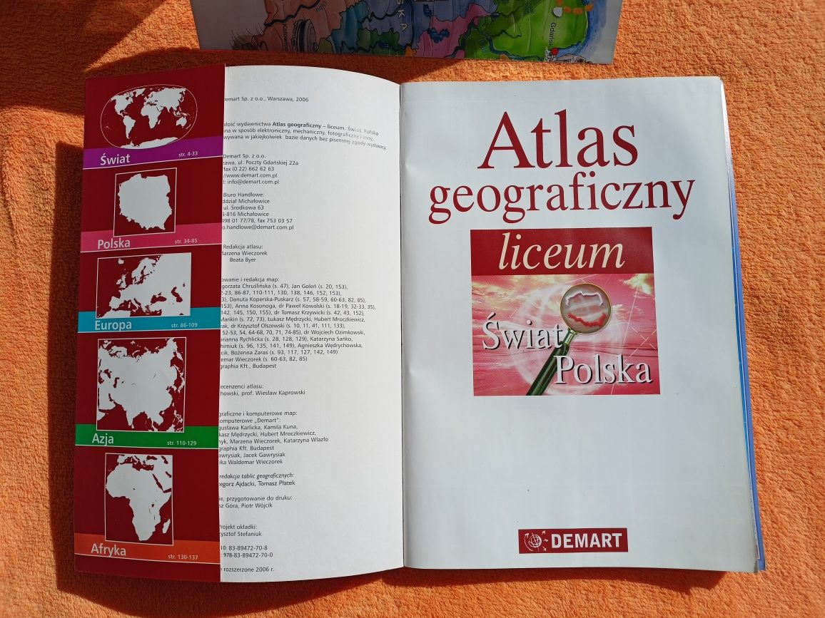 Atlas geograficzny liceum - wydanie rozszerzone