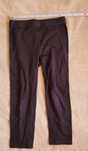 Sportowe czarne długie legginsy Domyos Basic Decathlon 96-102cm (3-4l)