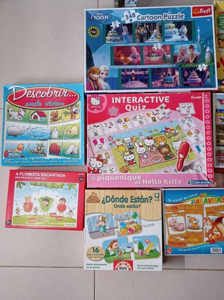 Conjunto de jogos e puzzles