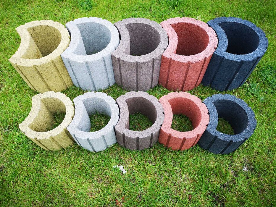 Donice, gazony betonowy 40x29x30wys. DOSTAWA GRATIS CALA PL. Producent