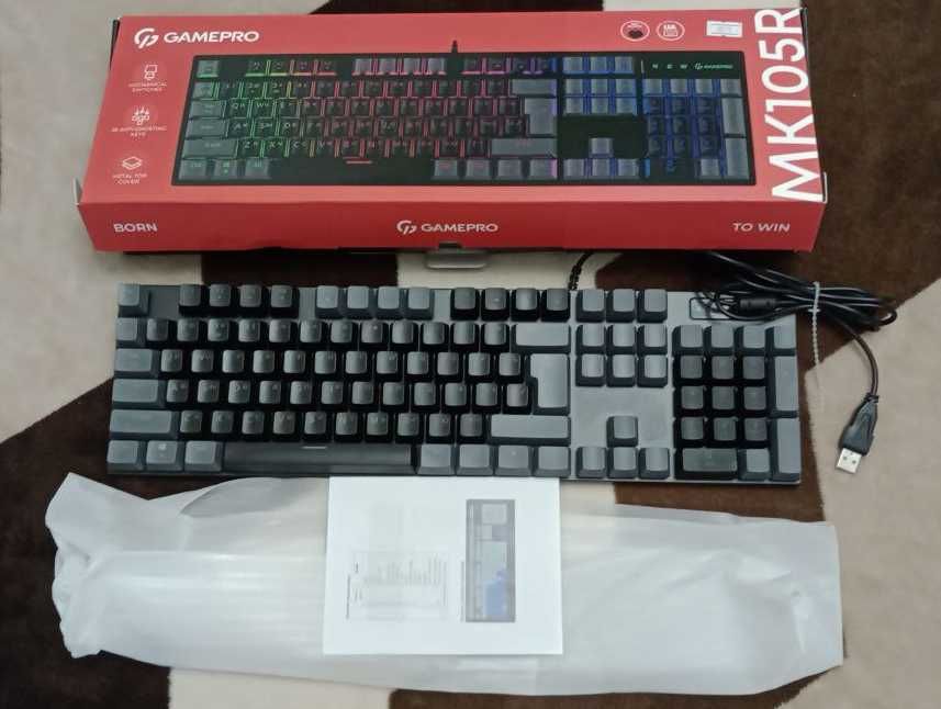 Механична клавіатура GamePro MK105R Red Switch