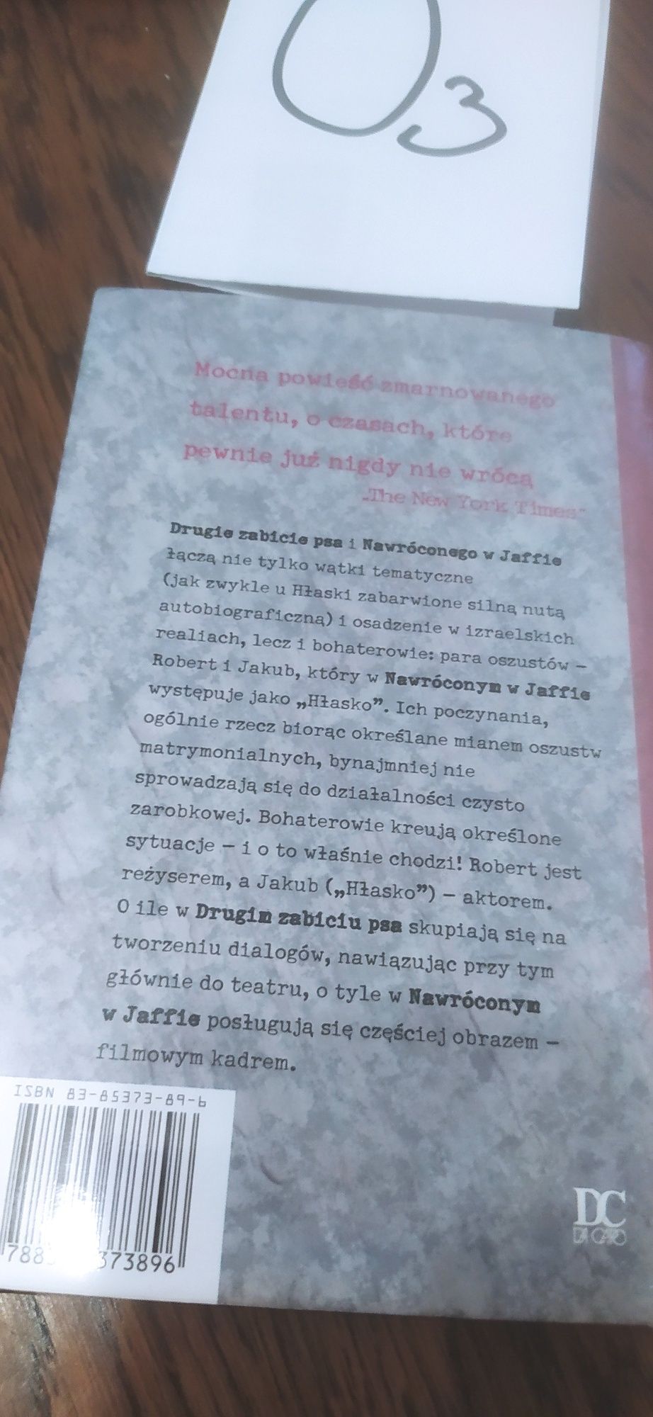 Drugie zabicie psa Nawrócony w Jaffie Marek Hłasko