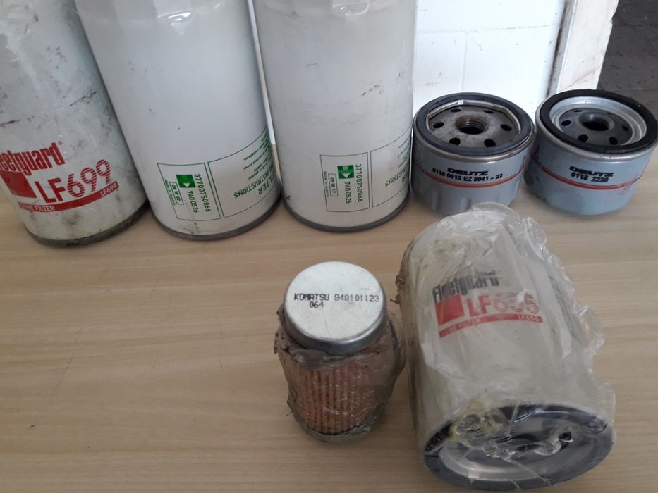 Vários tipos de filtros