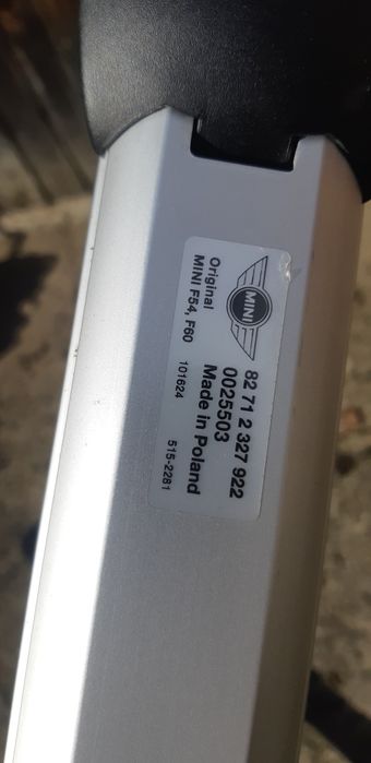 Bagażnik dachowy Mini na relingi belki oryginalne