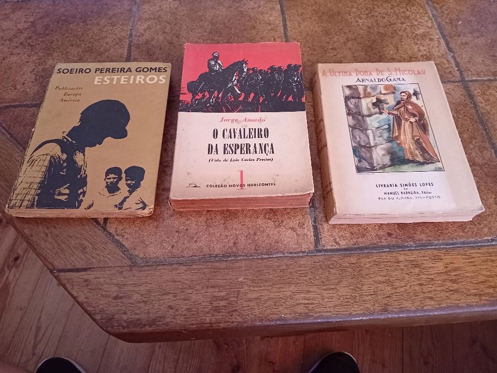 Soeiro p.gomes+Arnaldo gama+campos júnior+Jorge amado, 4 livros