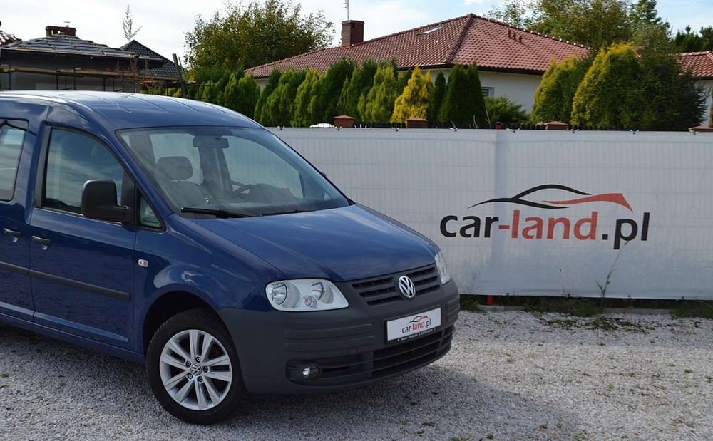 Volkswagen Caddy 1.9 TDI *105KM *Klimatyzacja *7 OSÓB *HAK *Bezwypadkowy