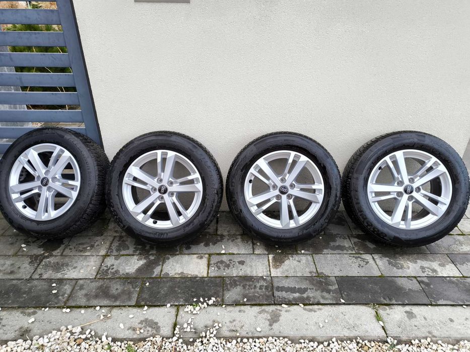 Oryginalne felgi Audi Q3 17- cali + opony wielosezonowe 215/65R17
