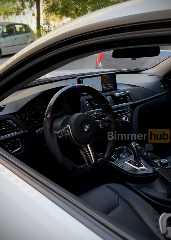 Карбон М руль + (ОРИГИНАЛ airbag, подогрев, вибро) БМВ Ф30 Ф15 Ф25 Ф10