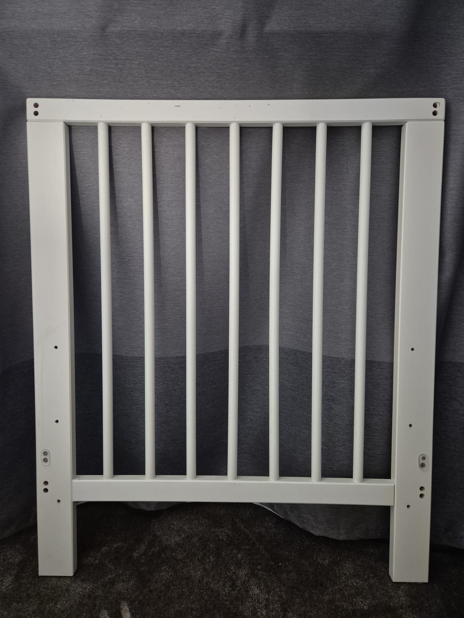 Łóżko dziecięce 60x120 cm, IKEA GULLIVER, białe