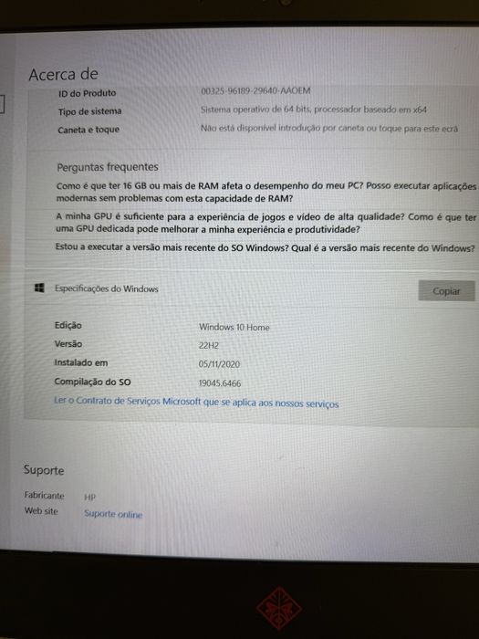 Portatil HP OMEN CE015np