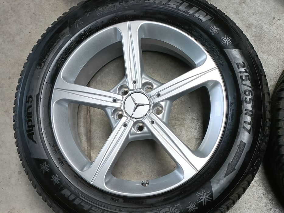 Alufelgi Koła Zimowe Mercedes 17 cali 5x112 A-Klasa B-Klasa, VW, Audi
